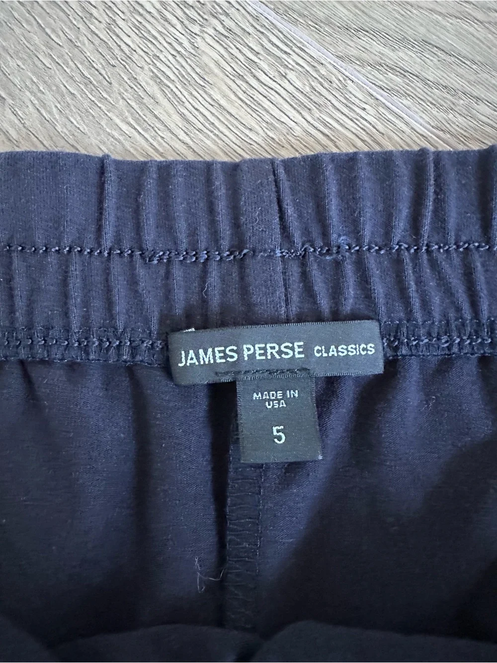 James Perse Classics Men’s Navy Drawstring Shorts Size 5 Made in USA